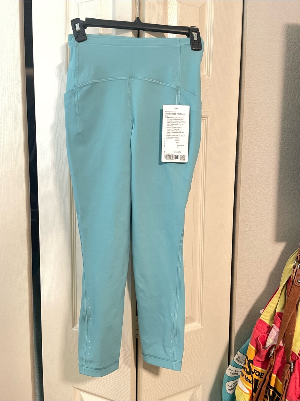 lululemon athletica Swift Speed HR Crop 23" - Tidal Teal